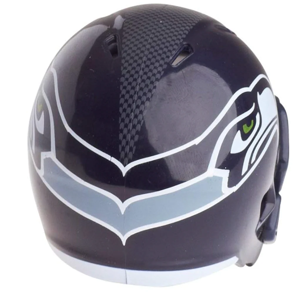 Seattle Seahawks NFL Riddell Speed Pocket PRO Micro/Pocket-Size/Mini Football Helmet - Image 4