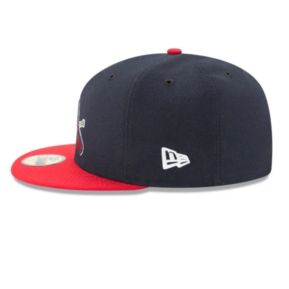 St. Louis Cardinals New Era Navy/Red Authentic Collection On-Field Alternate 2 59FIFTY Fitted Hat - Image 5