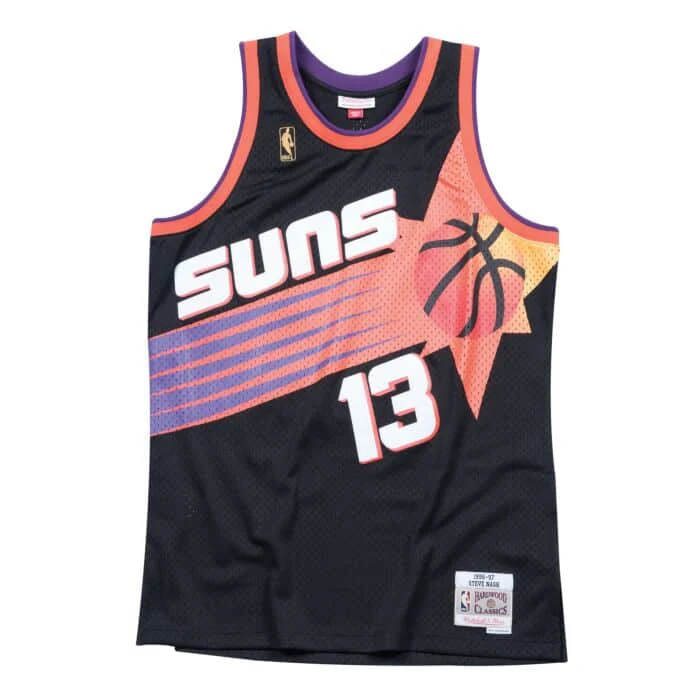 Steve Nash #13 Phoenix Suns Alternate Mitchell & Ness 1996-97 Hardwood Classic Swingman Jersey - Image 2