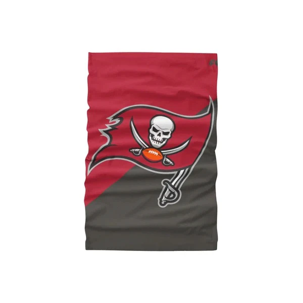 Tampa Bay Buccaneers Big Logo FOCO NFL Face Mask Gaiter Scarf - Image 2