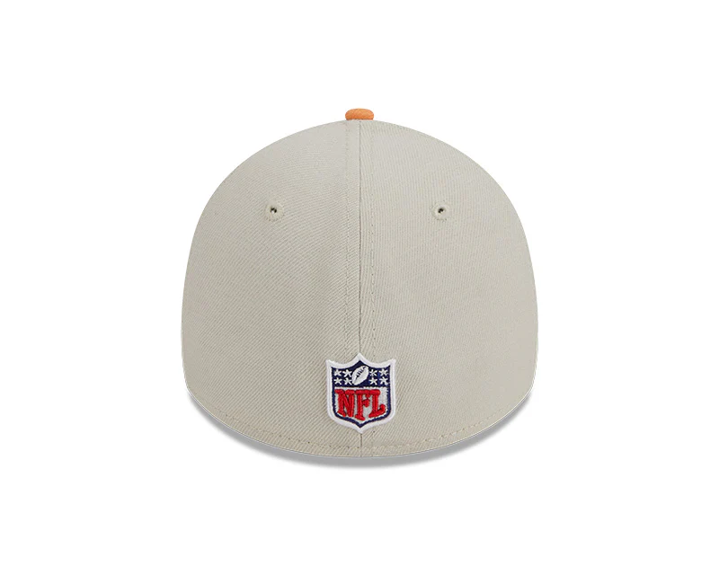 Tampa Bay Buccaneers New Era 2023 Historic Sideline 39THIRTY Flex Hat - Cream/Yellow - Image 7