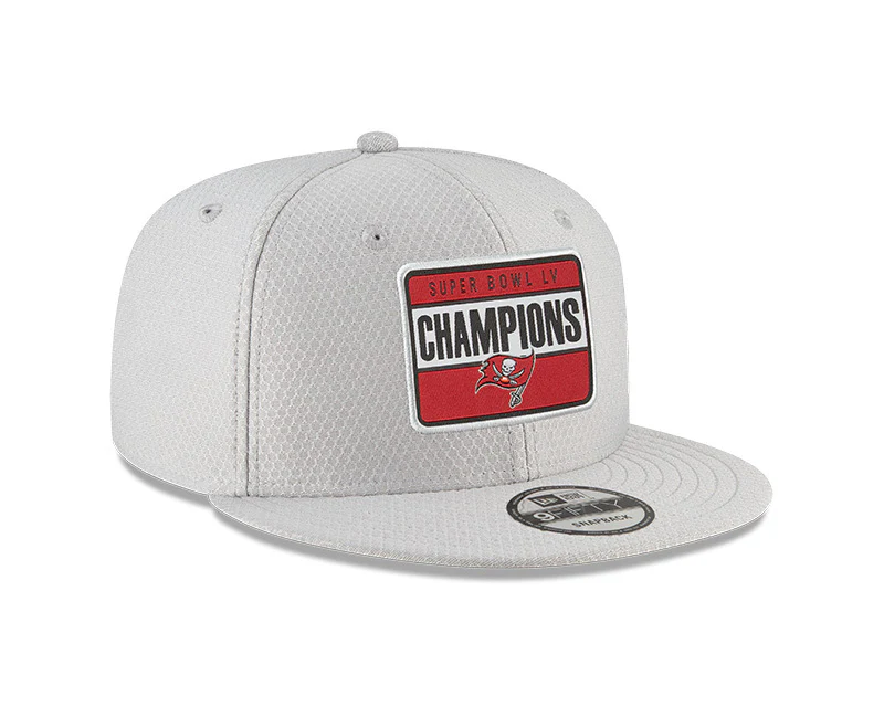 Tampa Bay Buccaneers New Era Gray Super Bowl LV Champions - Parade 9FIFTY Snapback Adjustable Hat - Image 3