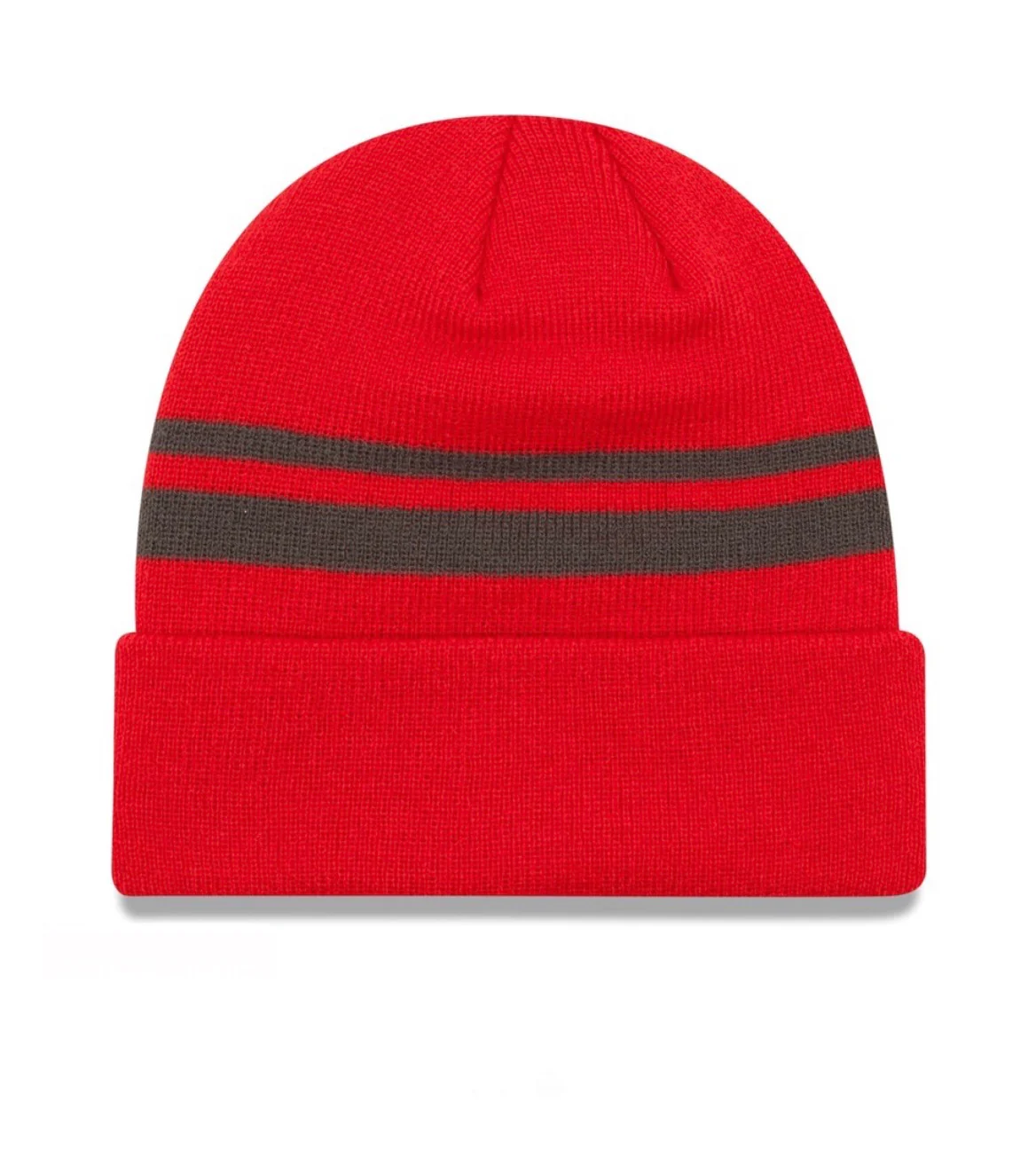 Tampa Bay Buccaneers Primary Logo New Era Red - Cuffed Knit Toque - Image 2