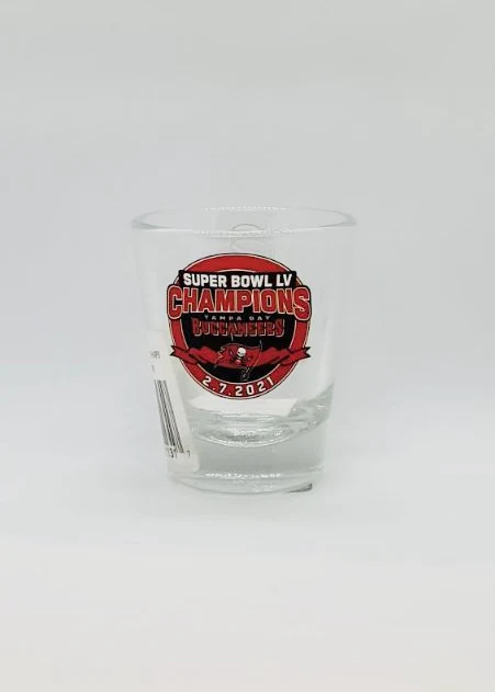 Tampa Bay Buccaneers Super Bowl LV Champions 2oz Shot Glass