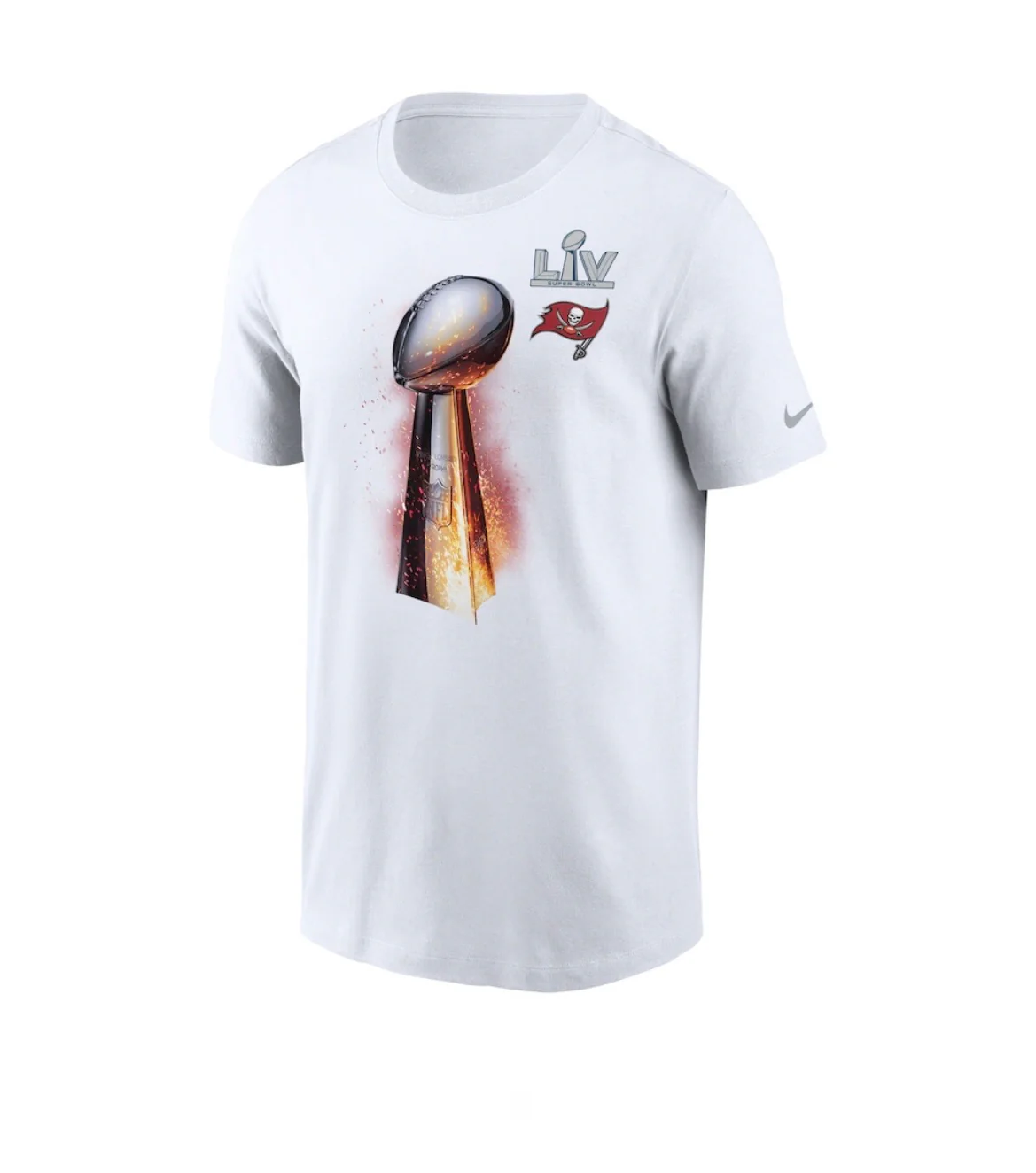 Tampa Bay Buccaneers Super Bowl LV Champions Fanatics Branded White - Iconic T-Shirt - Image 2