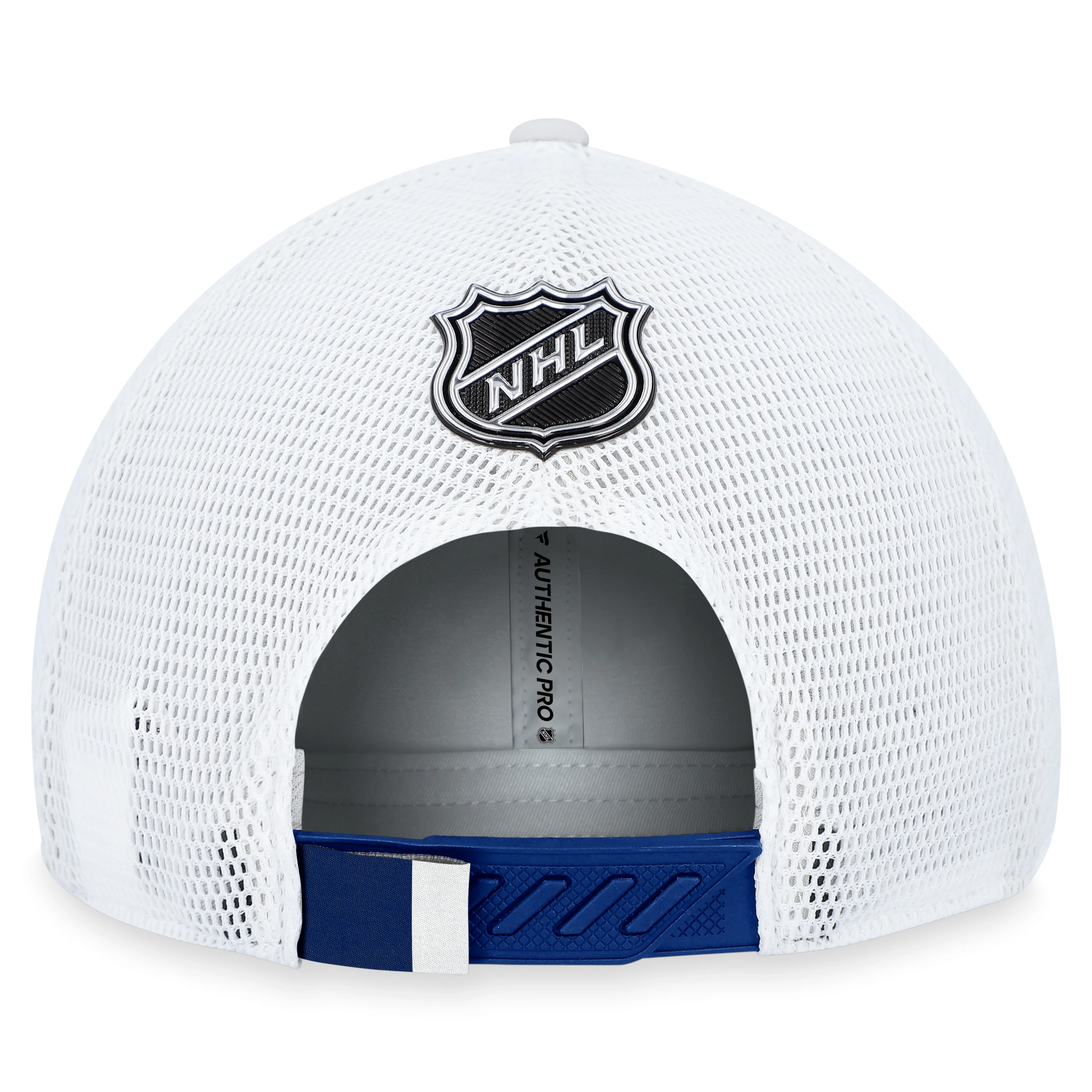 Tampa Bay Lightning Fanatics Branded Blue 2023 NHL Draft On Stage Trucker Adjustable Hat - Image 3