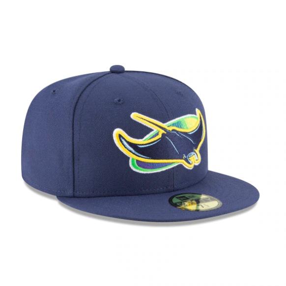 Tampa Bay Rays New Era Alternate Authentic Collection On-Field 59FIFTY Fitted Hat - Navy - Image 3
