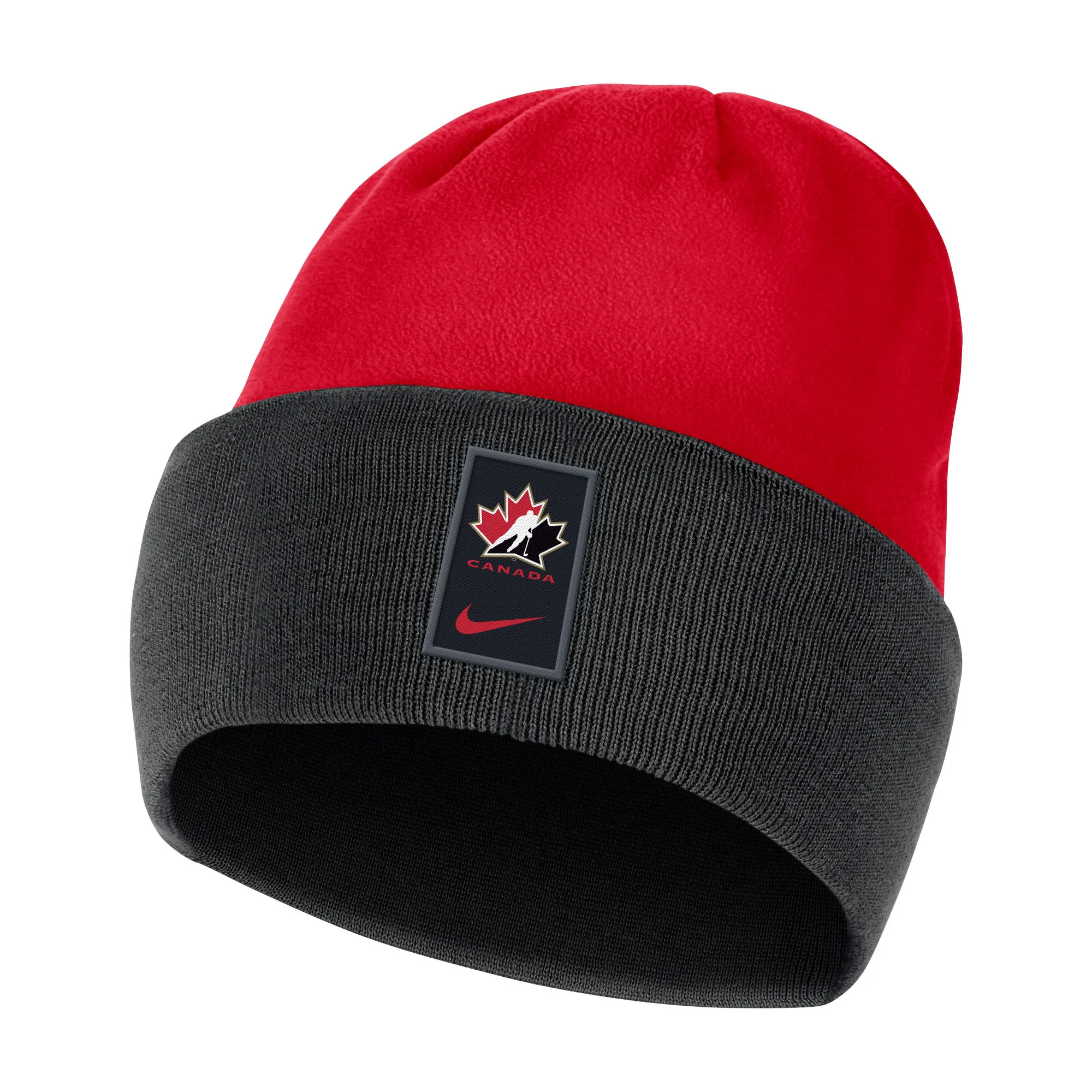 Team Canada Hockey 2020 Nike Red/Gray Cuff Beanie Knit Toque