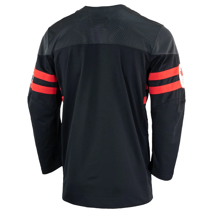 Team Canada Hockey 2022 Black Olympic Nike Replica Jersey - Image 3