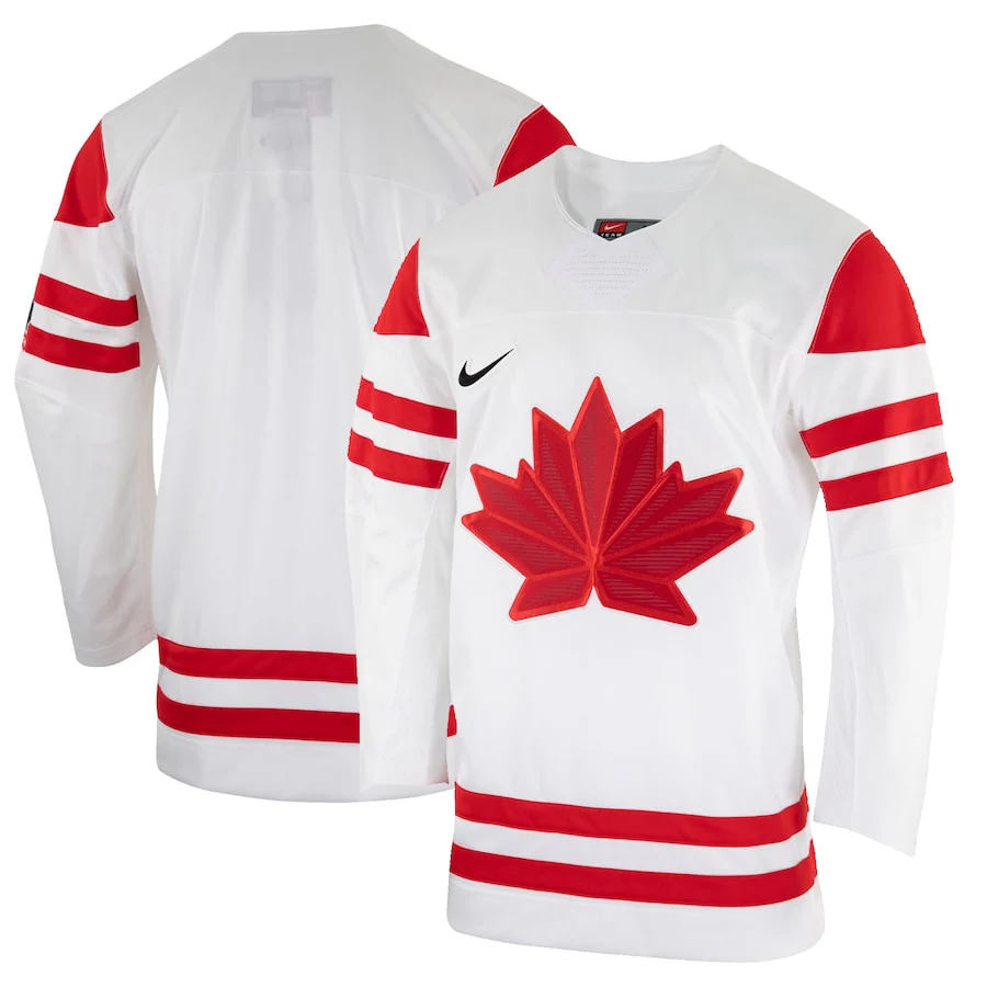 Team Canada Hockey 2022 White Olympic Nike Replica Jersey
