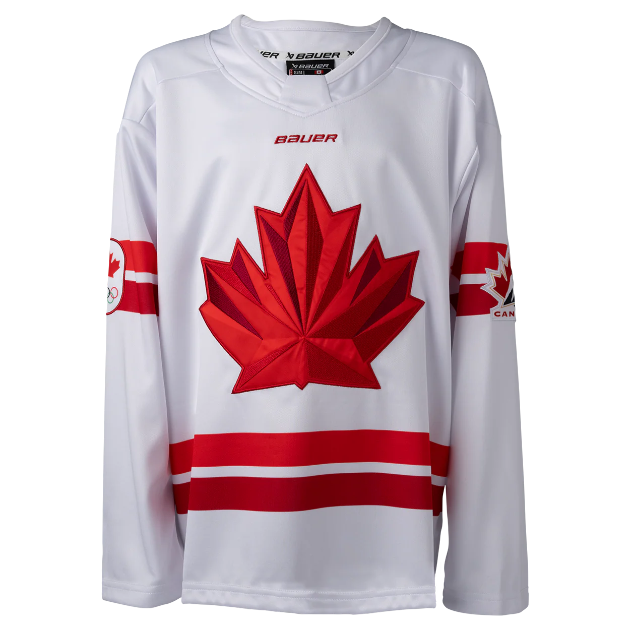 Team Canada 2026 Olympics Bauer Replica Jersey - White