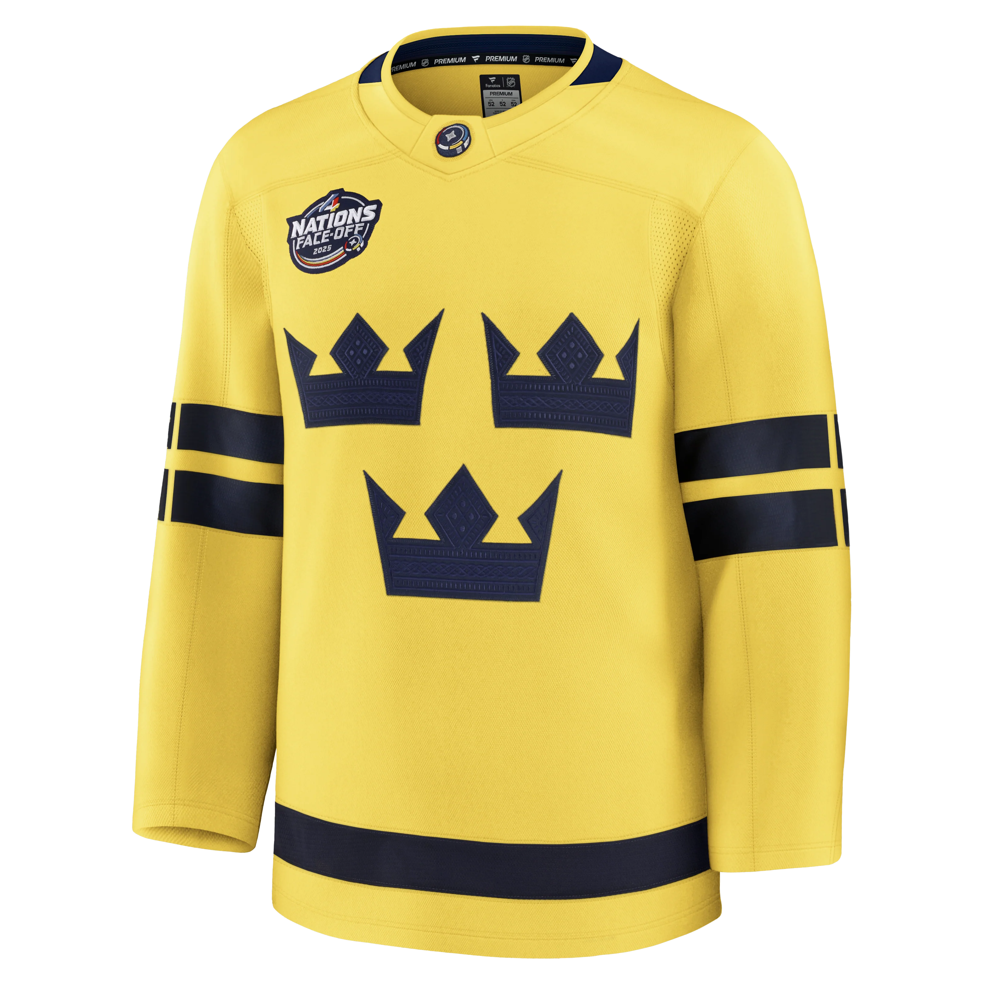 Team Sweden 4 Nations Face-Off 2025 Fanatics Premium Jersey - Image 2