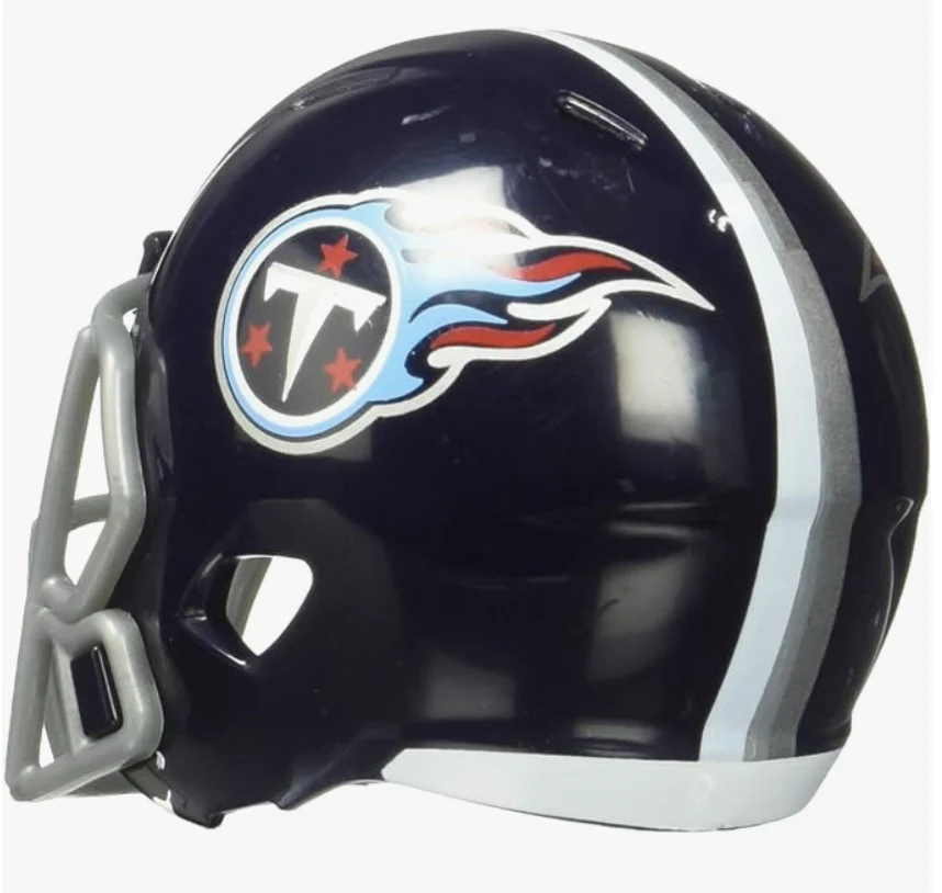 Tennessee Titans NFL Riddell Speed Pocket PRO Micro/Pocket-Size/Mini Football Helmet - Image 2
