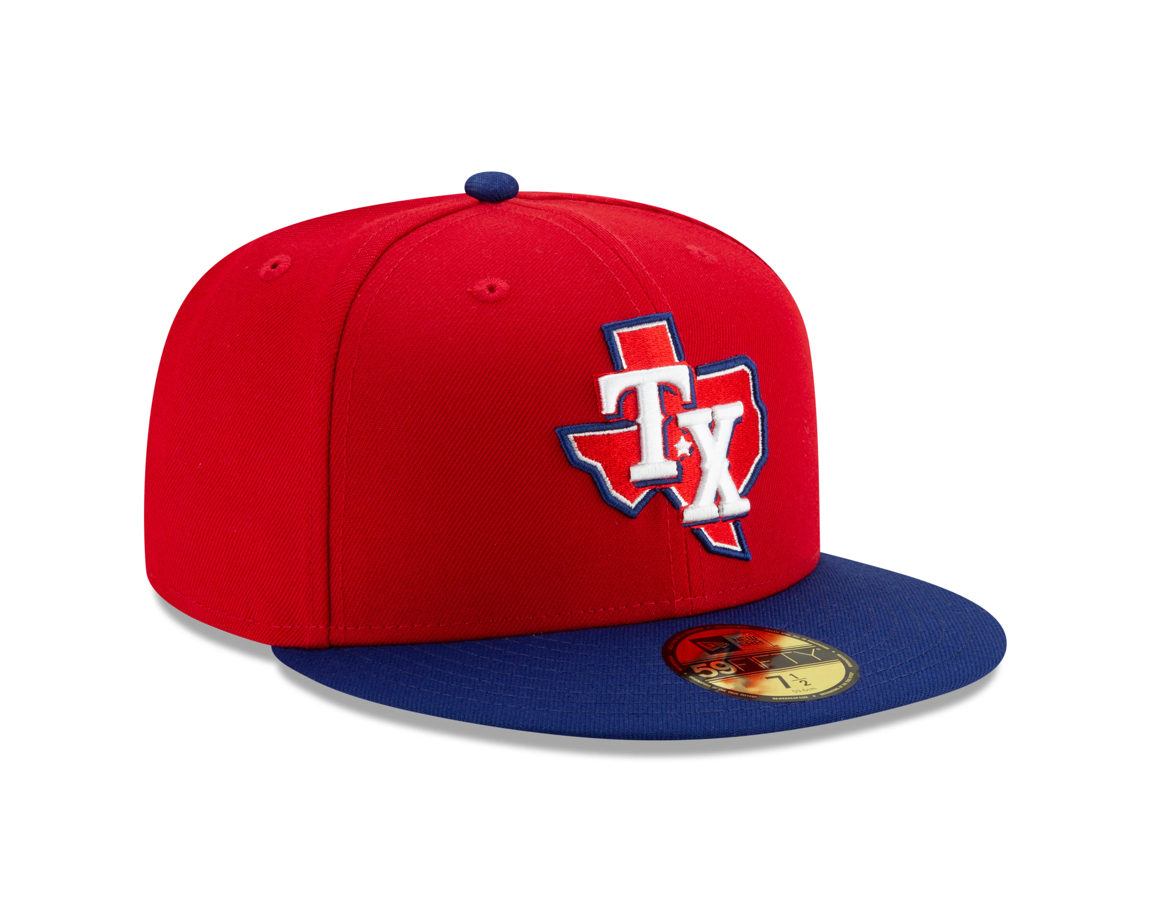 Texas Rangers Red/Royal New Alternate 3 Authentic Collection On-Field New Era - 59FIFTY Fitted Hat - Image 3