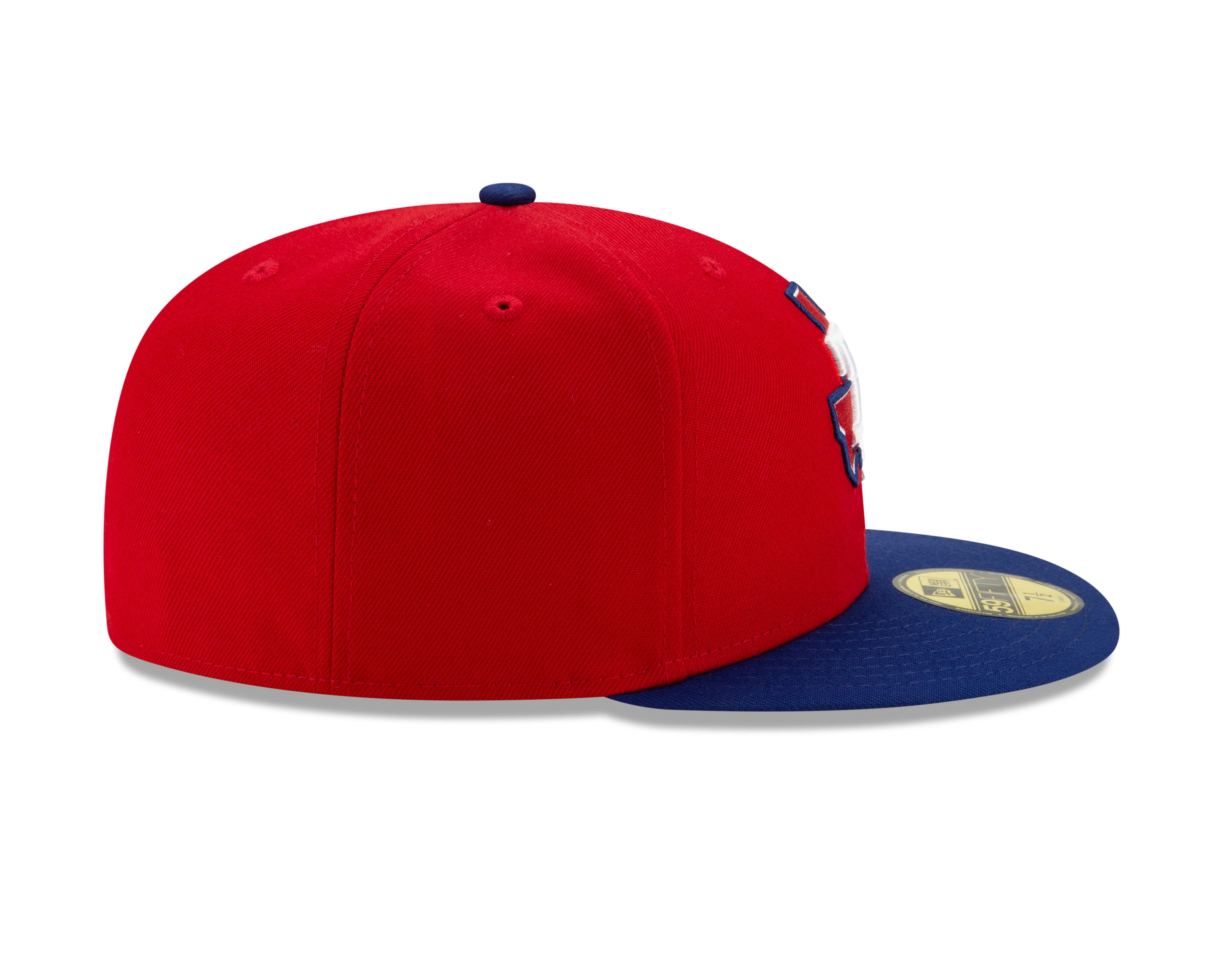 Texas Rangers Red/Royal New Alternate 3 Authentic Collection On-Field New Era - 59FIFTY Fitted Hat - Image 4