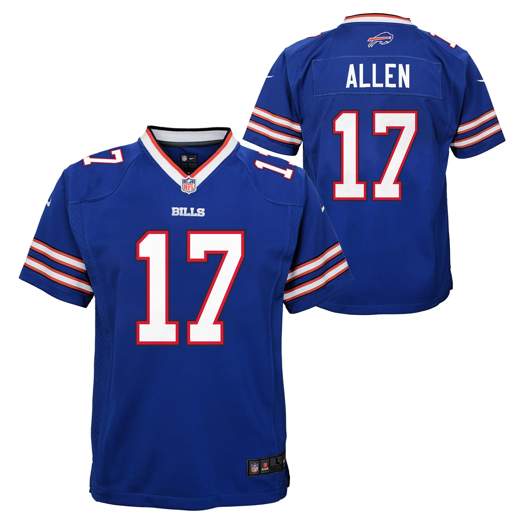 Toddler Josh Allen #17 Royal Buffalo Bills Nike - Game Jersey - Image 3
