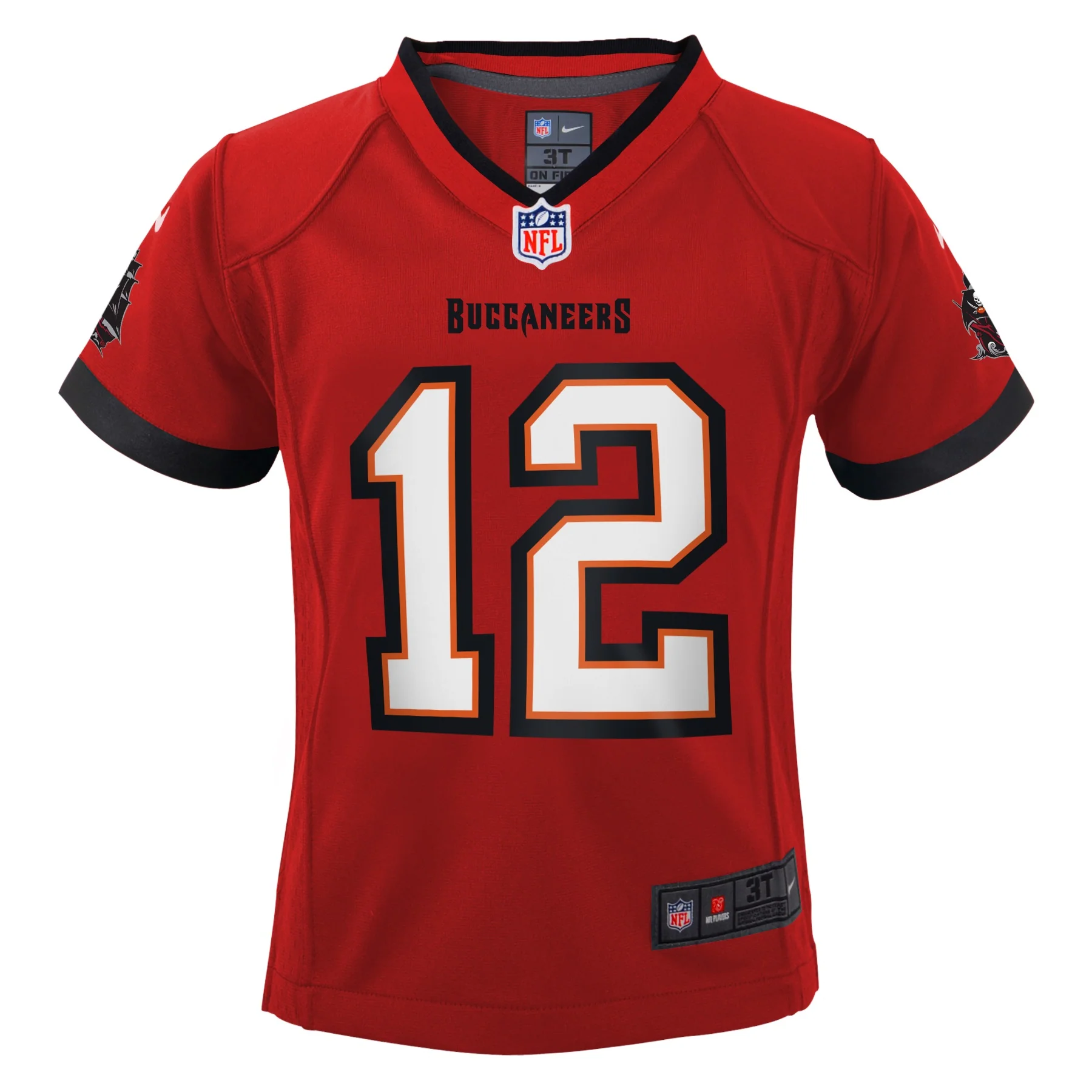 Toddler Tom Brady Red Tampa Bay Buccaneers Nike - Game Jersey - Image 2