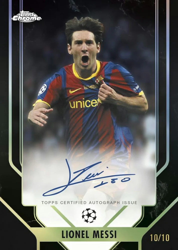 Topps Chrome 2025/26 UEFA Club Competitions Official Trading Cards - 4 Card per pack - Image 2