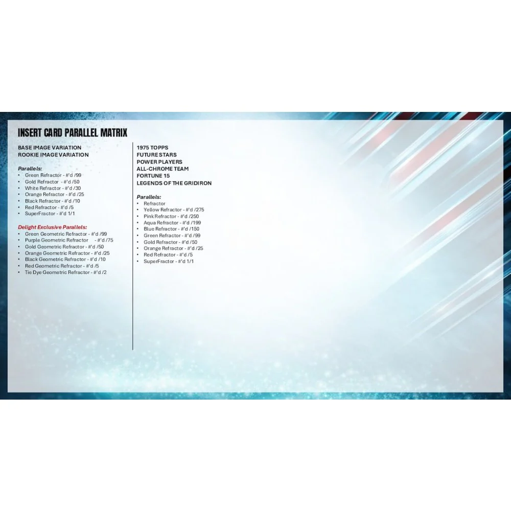 Topps Chrome 2025 NFL Football Trading Cards Pack (4 Cards) - Image 9