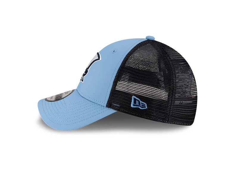 TORONTO ARGONAUTS CFL 2025 New Era 9FORTY Adjustable MeshBack Hat - Sky Blue - Image 2