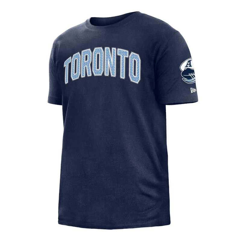 Toronto Argonauts CFL New Era Applique City Navy T-Shirt - Image 2