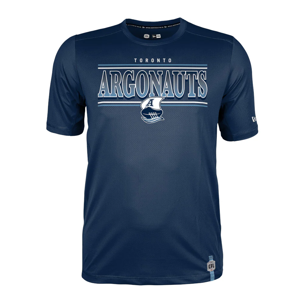 Toronto Argonauts Pitch NAV 2025 New Era T-Shirt  - Navy