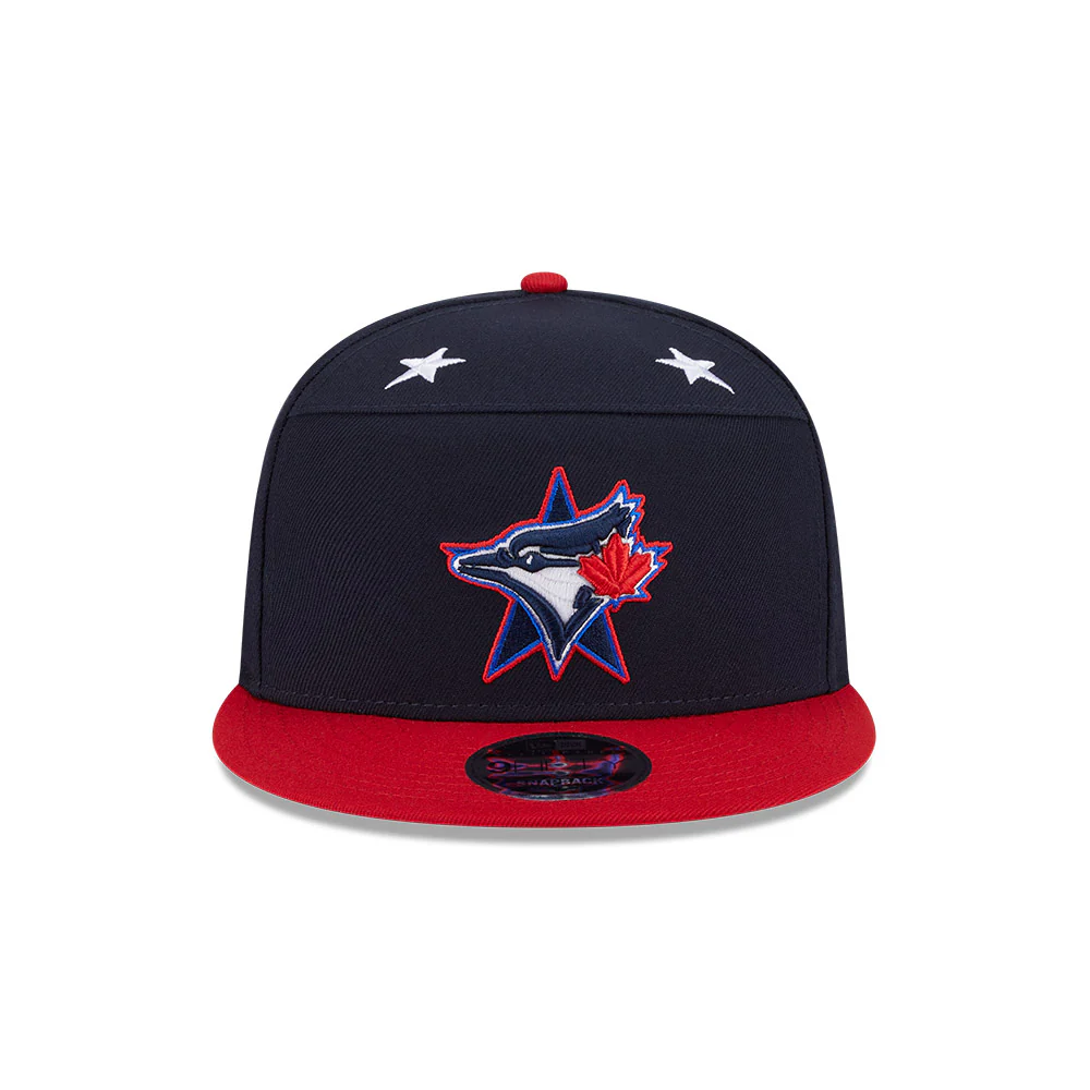 Toronto Blue Jays 2025 All-Star Games 9FIFTY 2-Tone Split Panel New Era Snapback Hat - Black/Red