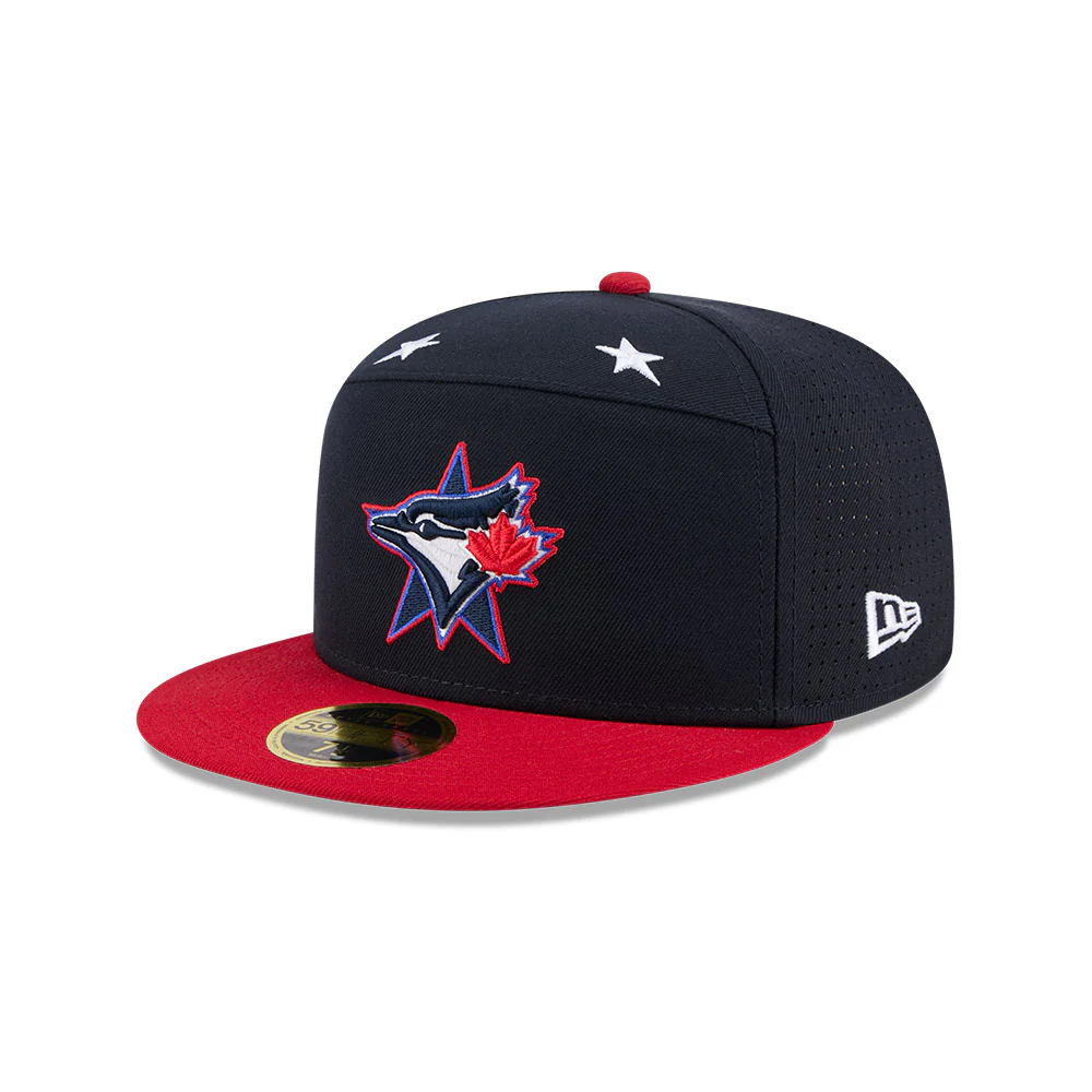 Toronto Blue Jays 2025 All-Star Games 59FIFTY Split Panel New Era Fitted Hat - Black/Red - Image 3
