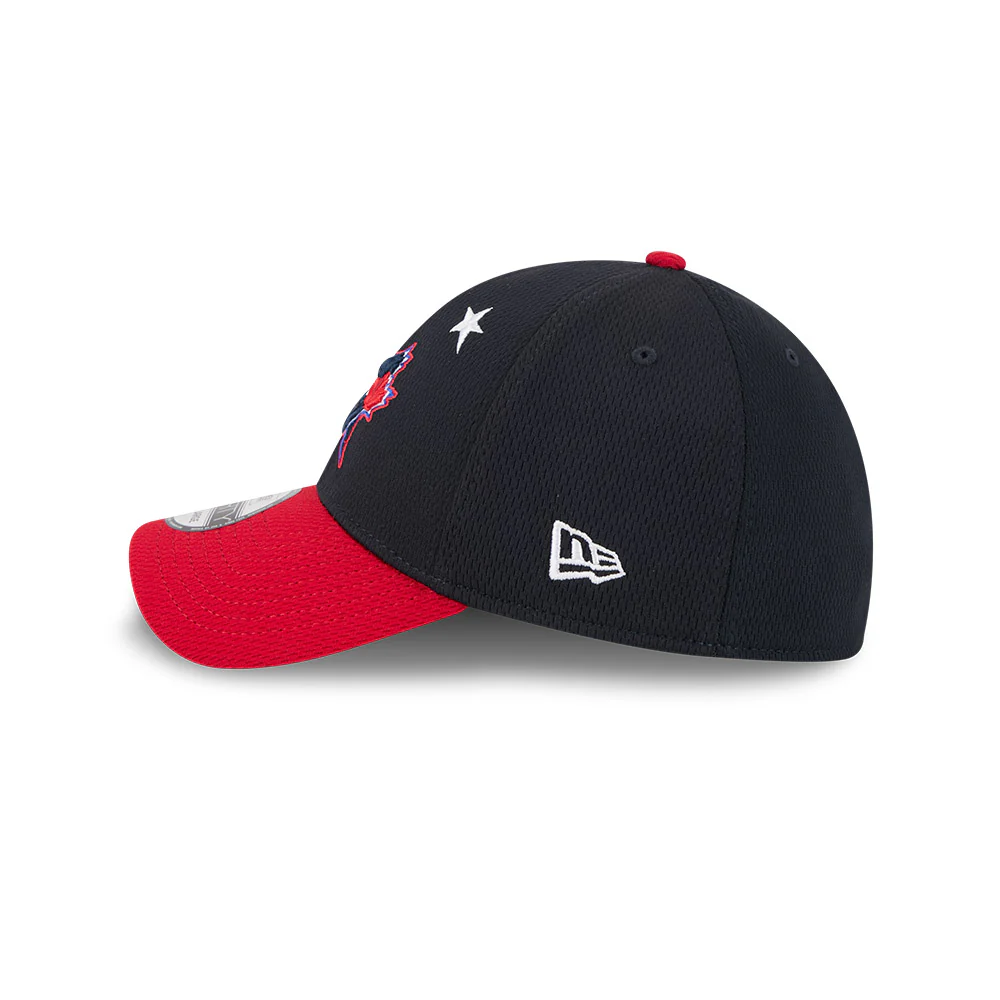 Toronto Blue Jays 2025 All Stars Game New Era 2-Tone - 39THIRTY Flex Hat - Black/Red - Image 3