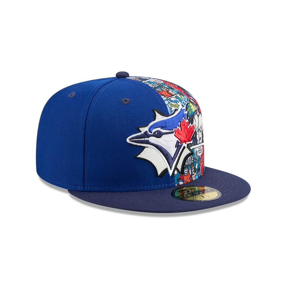 Toronto Blue Jays 2025 Player Weekend New Era - 59Fifty Fitted Hat - Blue - Image 2