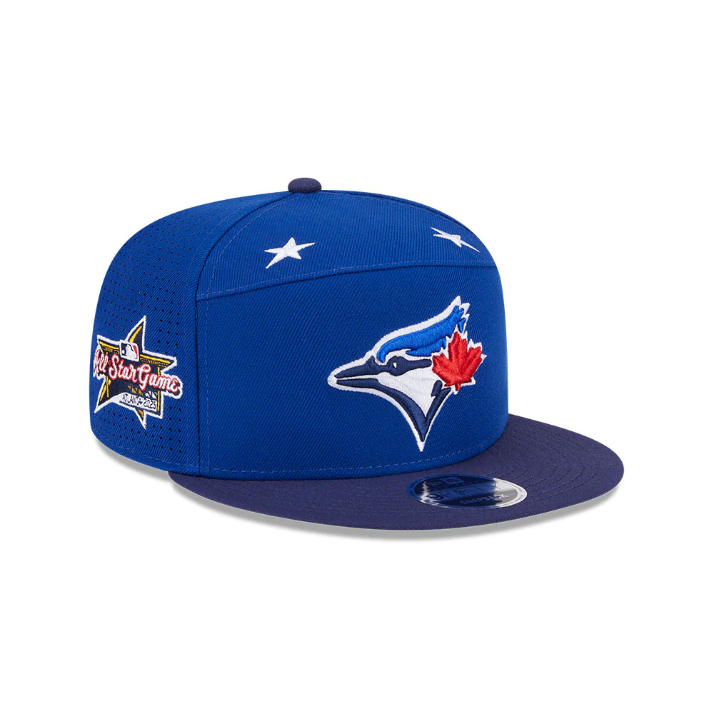 Toronto Blue Jays 2025 All-Star Games 9FIFTY Split Panel New Era Snapback Hat - Blue - Image 2