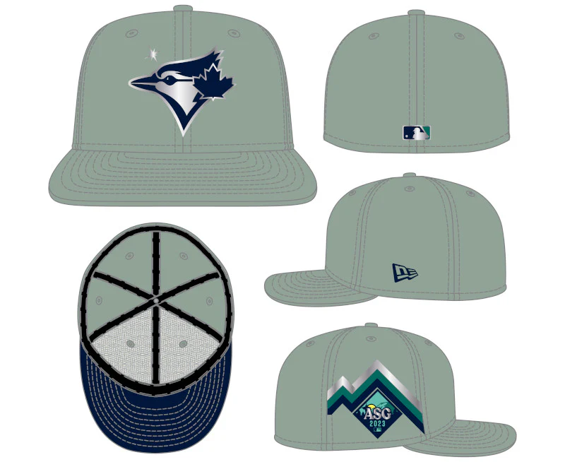 Toronto Blue Jays Authentic Collection All Star Game 2023 With Patch New Era 59FIFTY Fitted Hat - Image 8