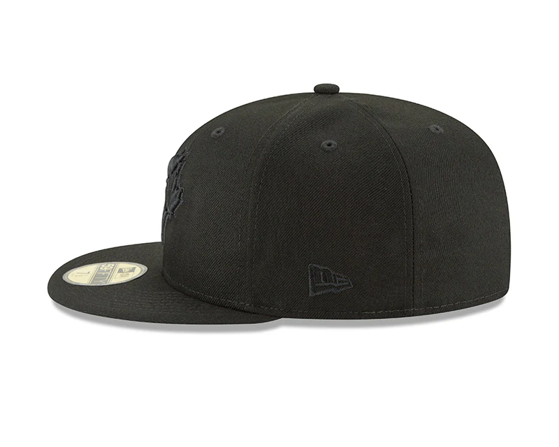 Toronto Blue Jays Black on Black 59fifty Fitted Hat - Image 4