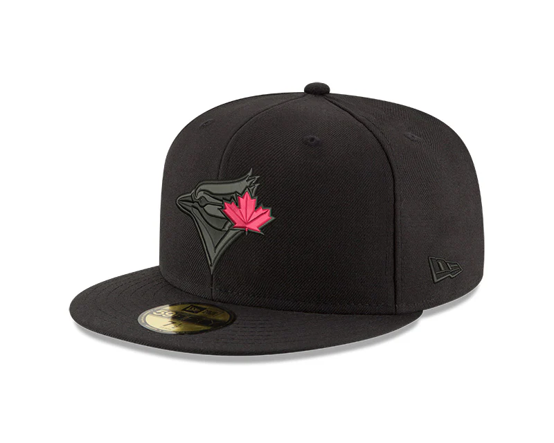 Toronto Blue Jays Black/Red Blackout 59fifty Fitted Hat - Image 2