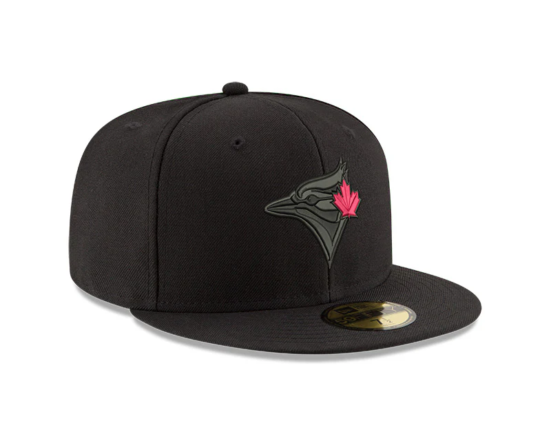 Toronto Blue Jays Black/Red Blackout 59fifty Fitted Hat - Image 4
