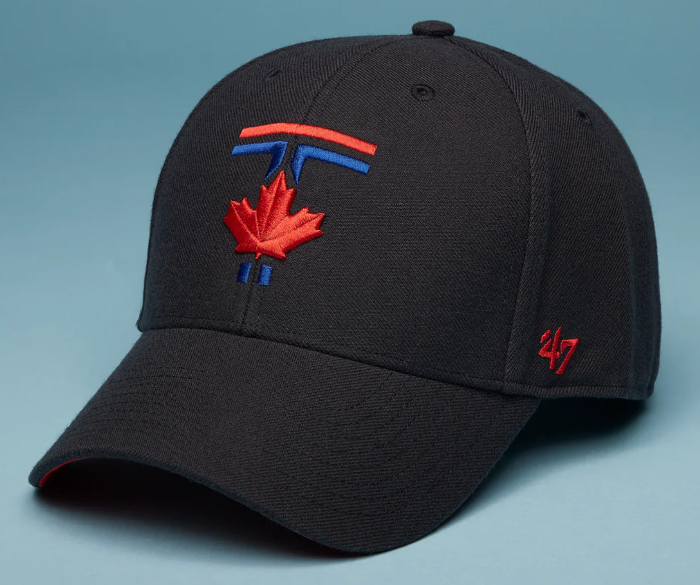 Toronto Blue Jays City Connect Logo '47 Brand MVP Adjustable Hat - Image 2