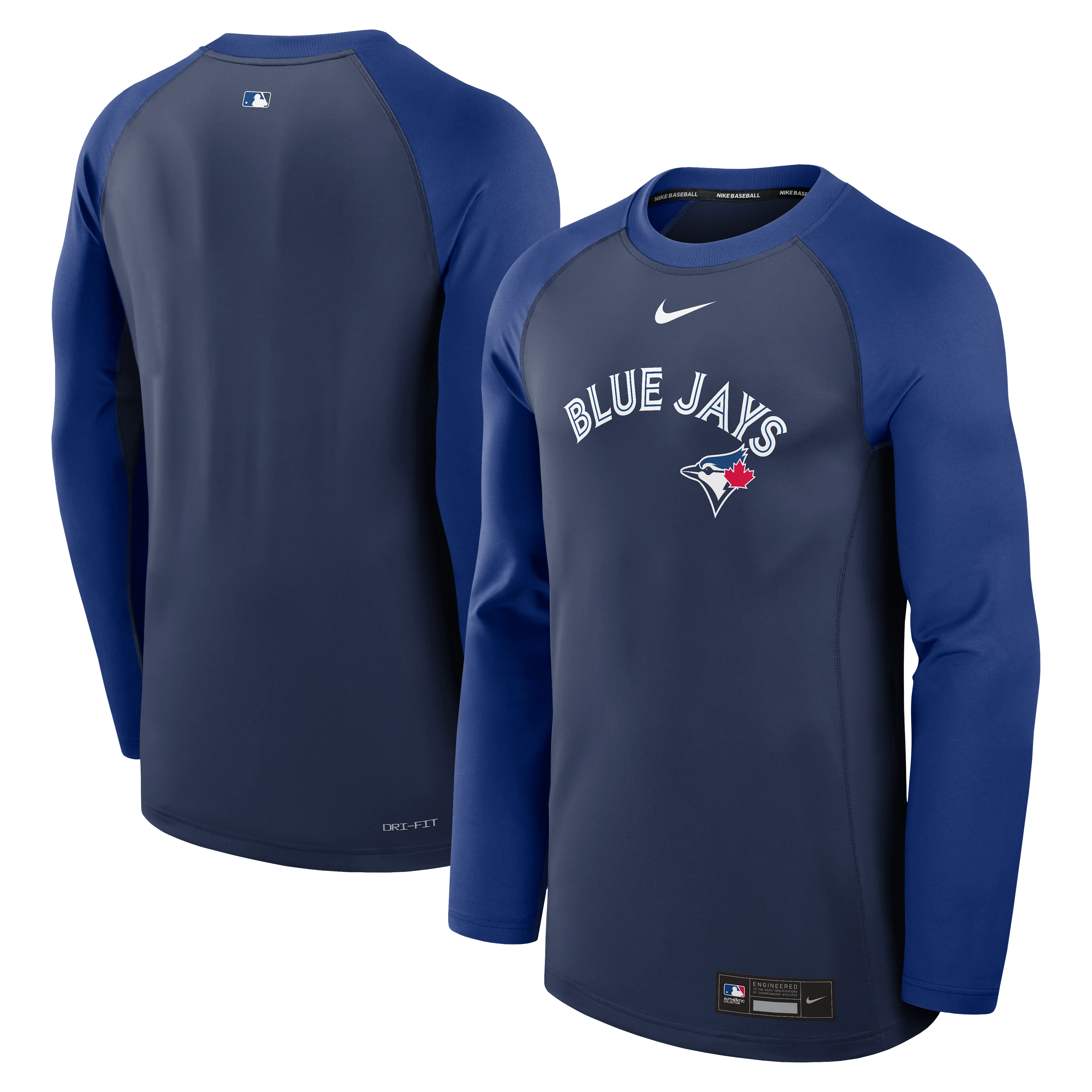 Toronto Blue Jays Dri-Fit Midnight Blue Long Sleeve T-Shirt