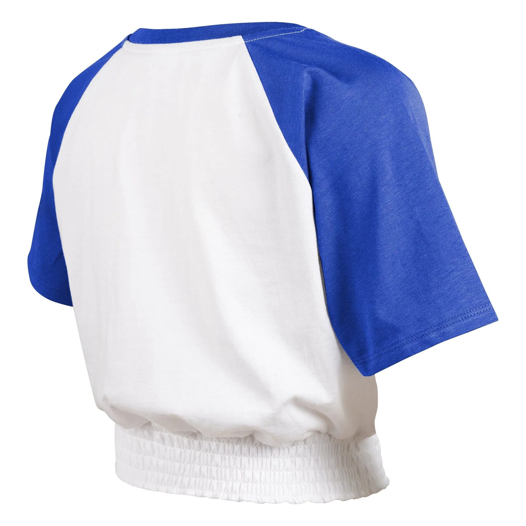 Youth Toronto Blue Jays Girls On Base Fashion Raglan T-Shirt - White - Image 3