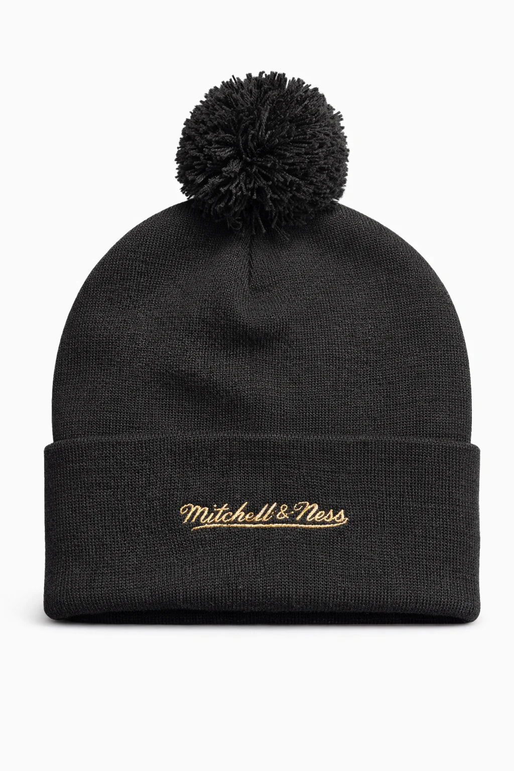 Toronto Blue Jays Mitchell & Ness MLB 2025 World Series Knit Pom Toque - Black - Image 2