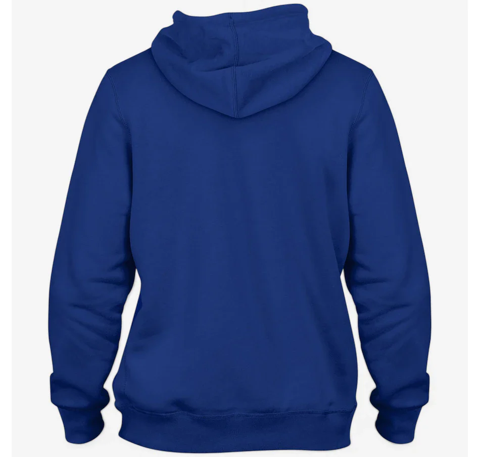 Toronto Blue Jays MLB Express Twill 50th Season Anniversary Logo Hoodie - Royal Blue - Image 2