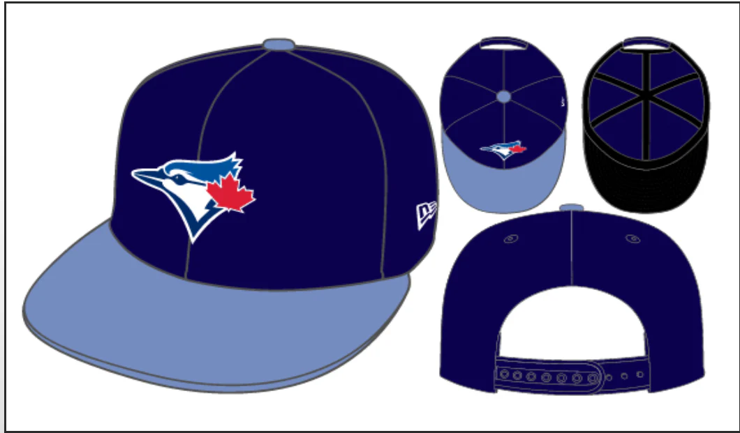 Toronto Blue Jays Navy Alternate 4 New Era 9Fifty Snapback Hat