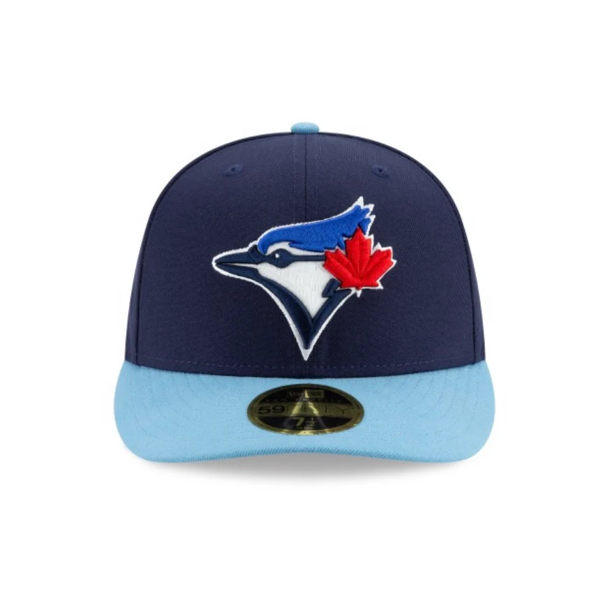 Toronto Blue Jays Navy/ Light Blue New Alternate 4 Low Profile New Era - 59FIFTY Fitted Hat - Image 2