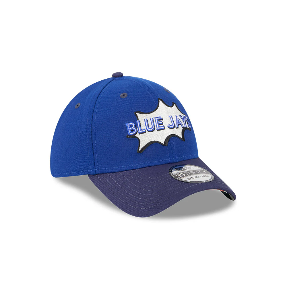 Toronto Blue Jays 2025 Player Weekend New Era - 39THIRTY Flex Hat - Blue - Image 3