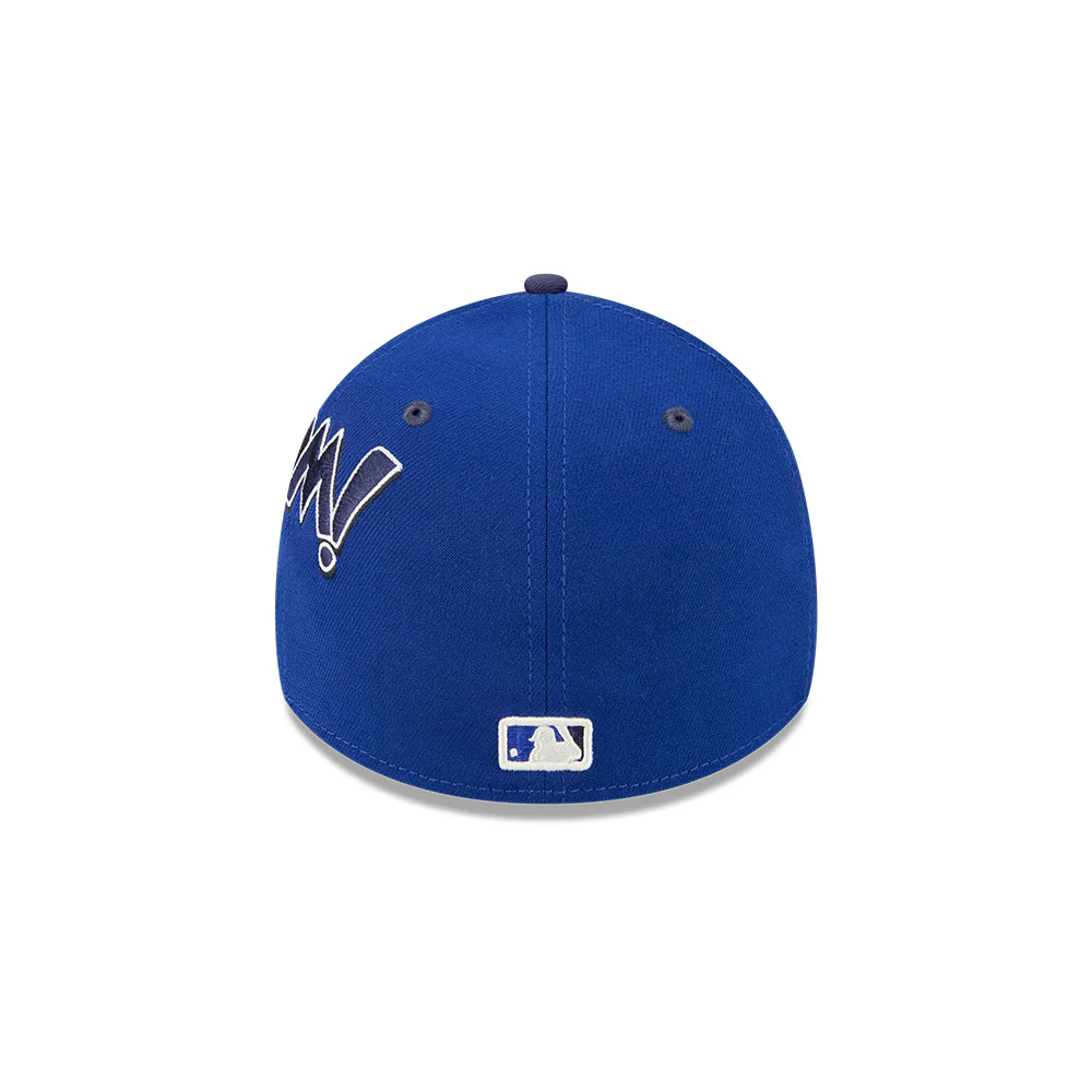 Toronto Blue Jays 2025 Player Weekend New Era - 39THIRTY Flex Hat - Blue - Image 5