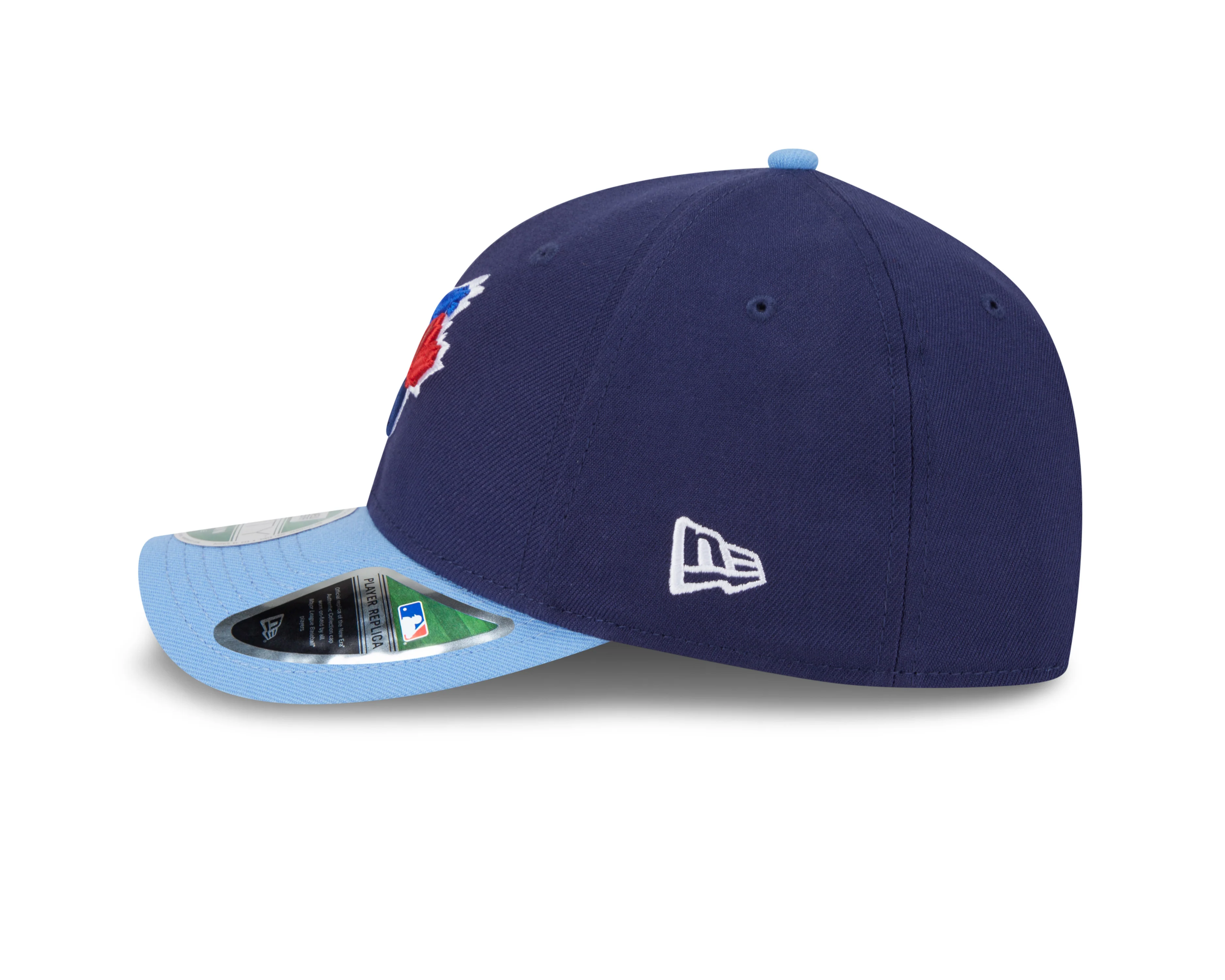 Toronto Blue Jays New Era 50th Season Anniversary On-Field 9FORTY 2-Tone Navy A-Frame SnapBack Hat - Image 4