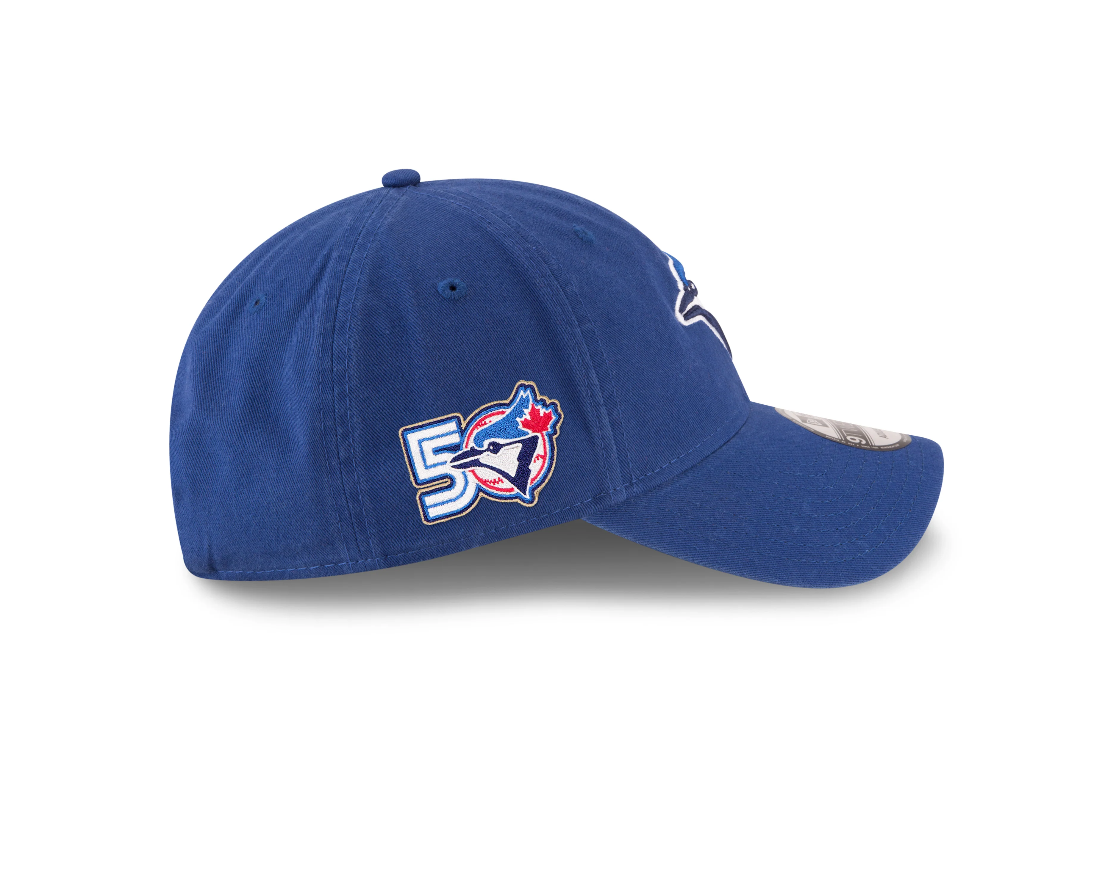 Toronto Blue Jays New Era 50th Season Anniversary On-Field 9TWENTY Rush Blue Adjustable Hat - Image 2