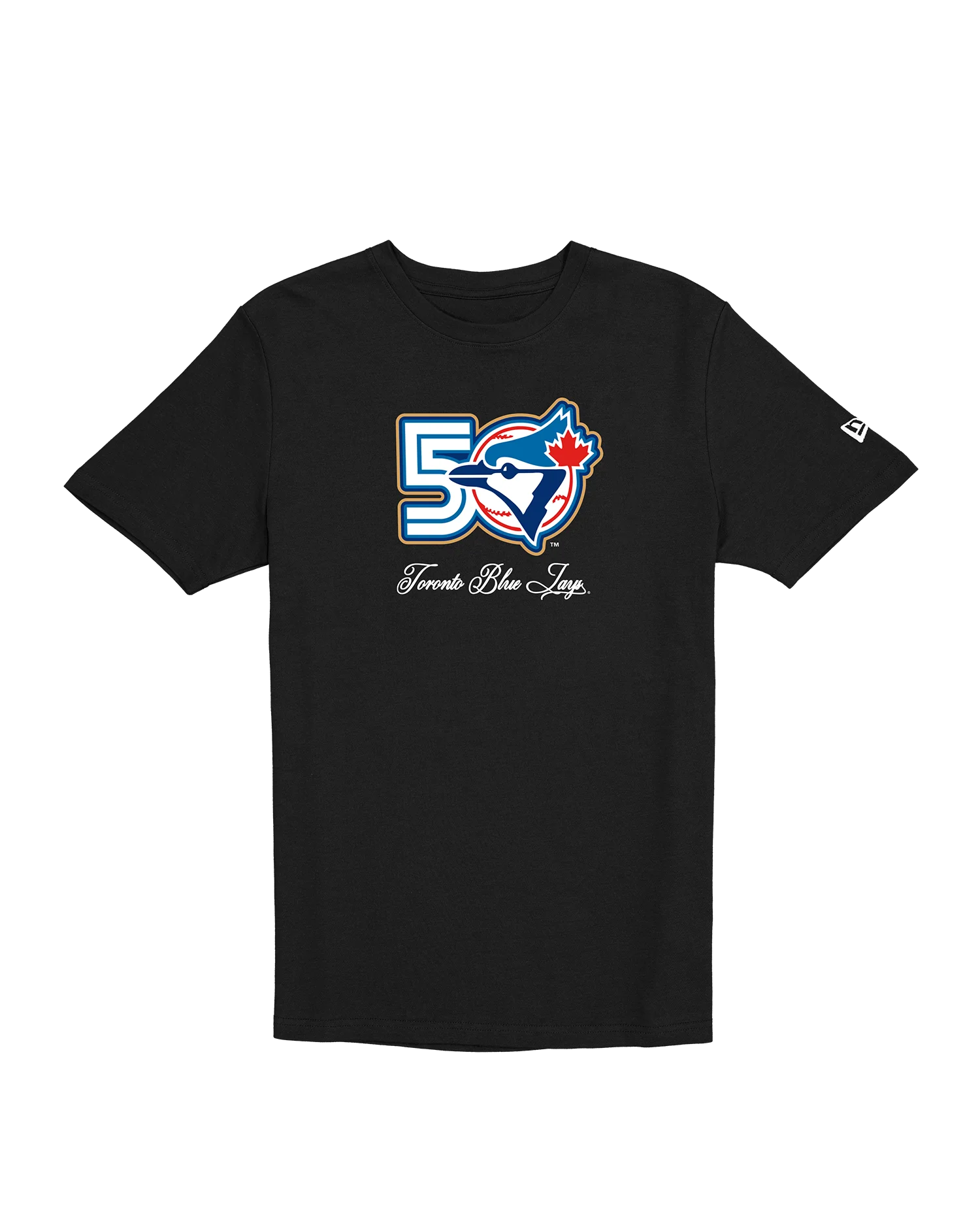 Toronto Blue Jays New Era 50th Season Anniversary T-Shirt - Black