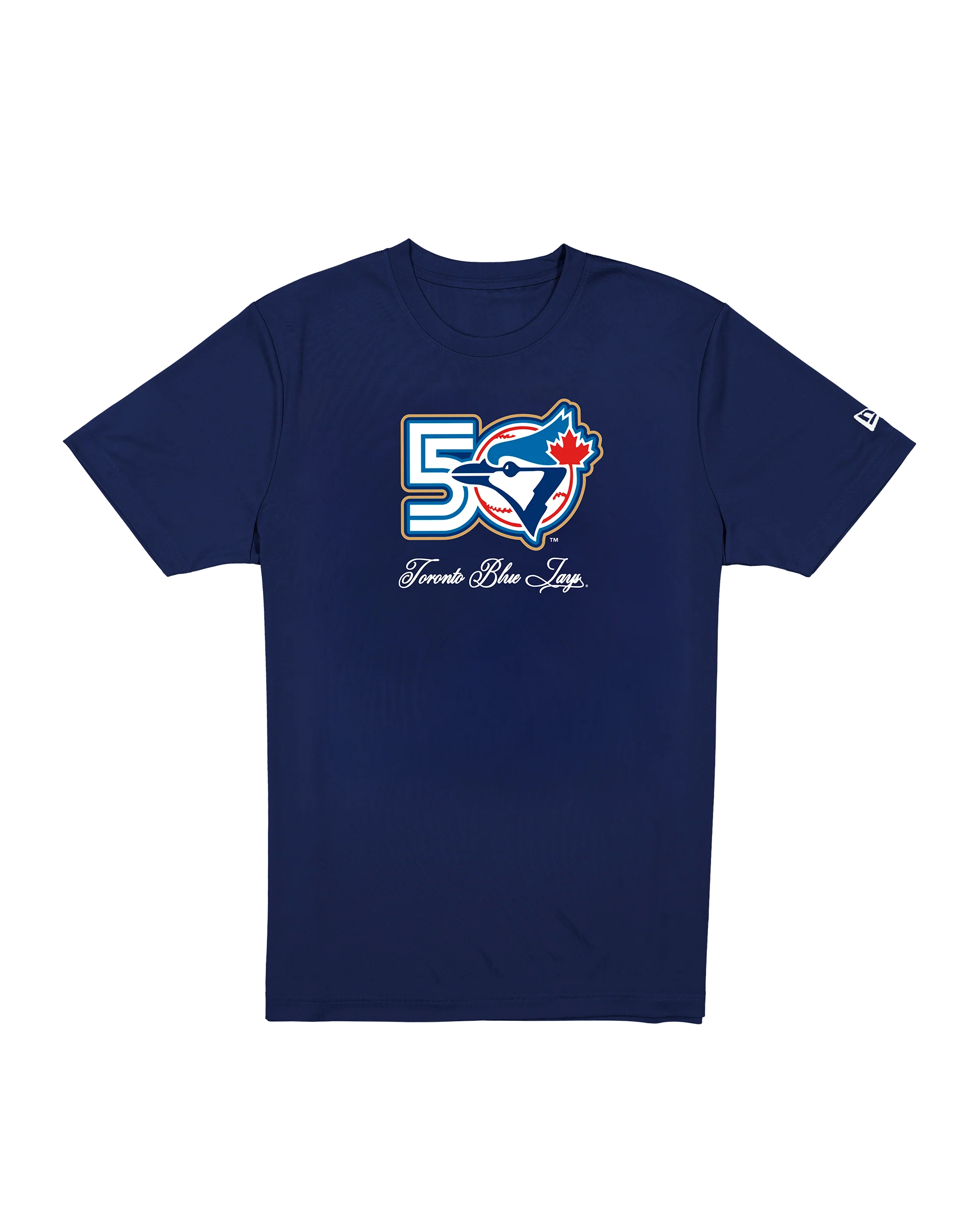 Toronto Blue Jays New Era 50th Season Anniversary T-Shirt - Navy