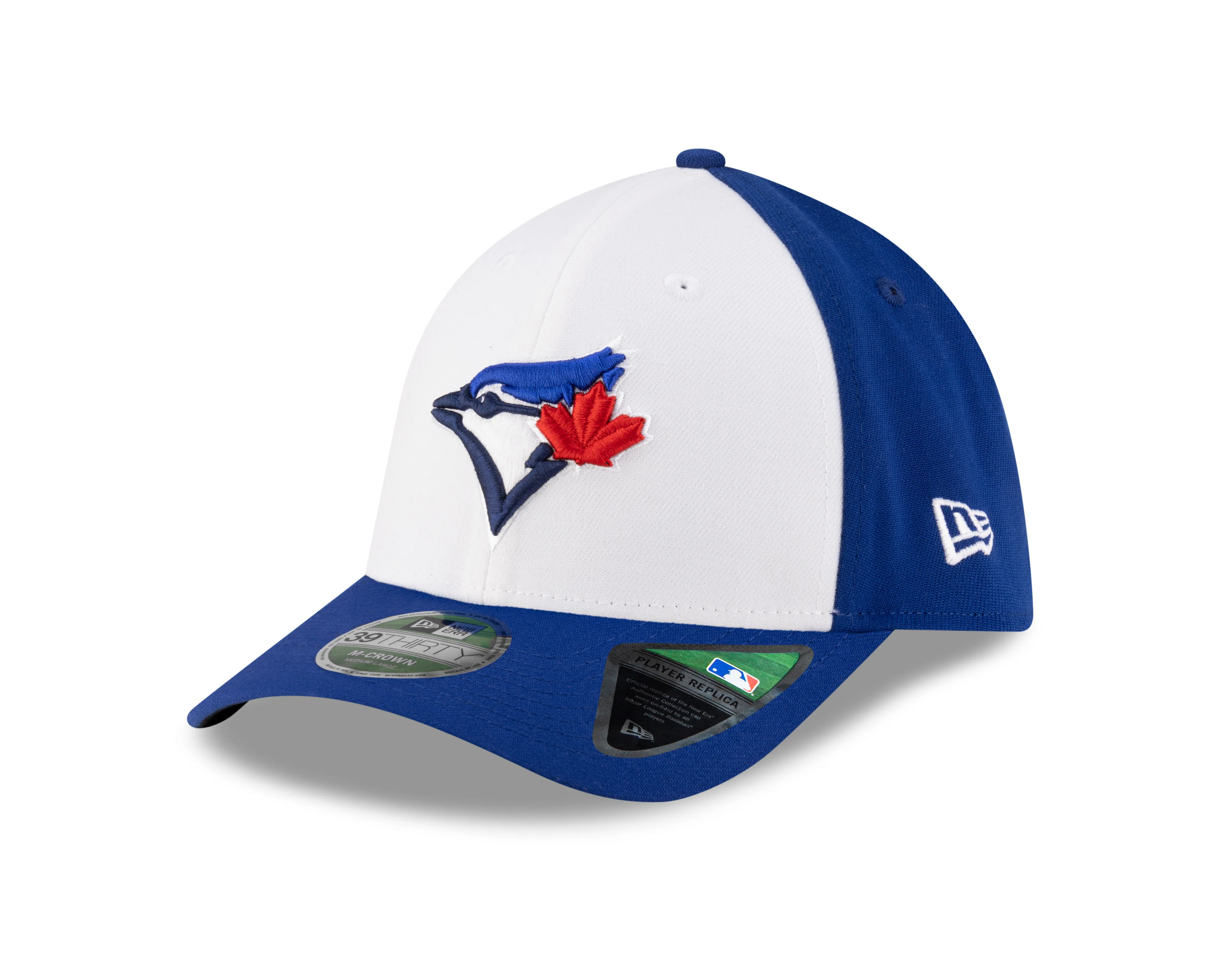 Toronto Blue Jays New Era Alt 3 50th Season Anniversary - 39THIRTY Flex Hat - White/Blue - Image 2