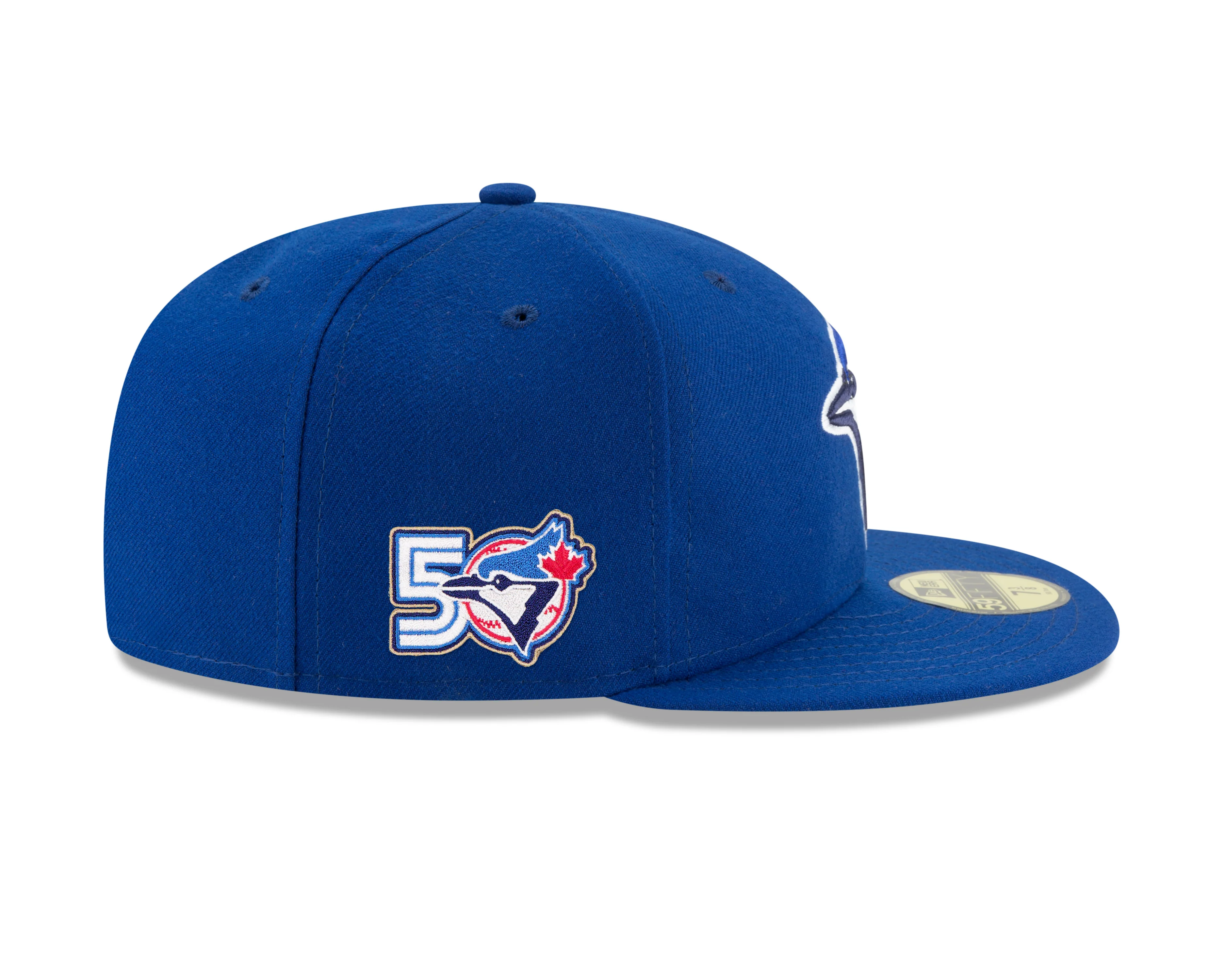 Toronto Blue Jays New Era Game Royal Blue - 50th Season Anniversary 59FIFTY Fitted Hat with Embroidered Patch - Image 5